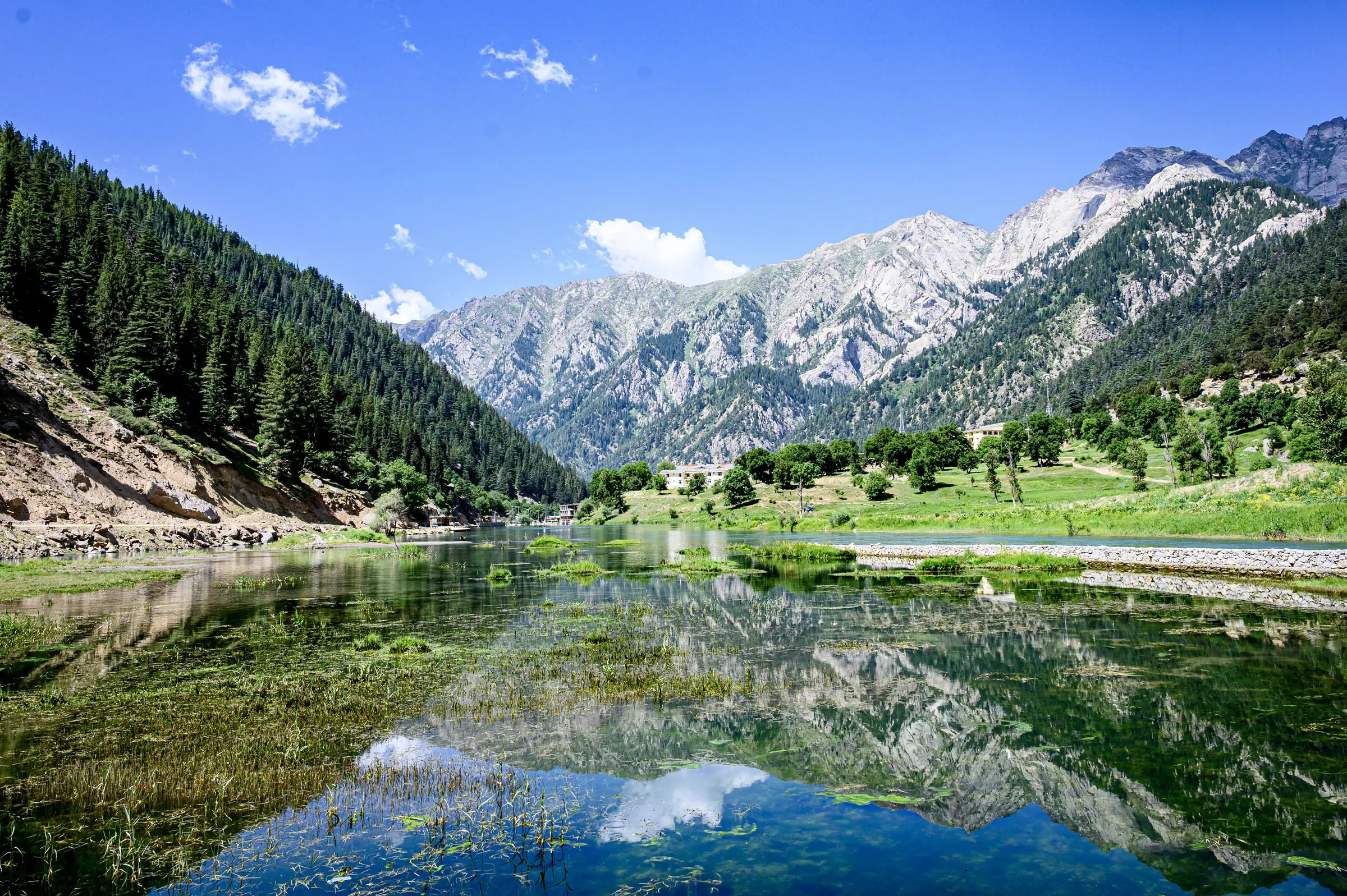 Paaron valley and lake in Nuristan, Afghanistan